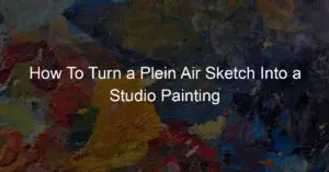 travel oil painting tips