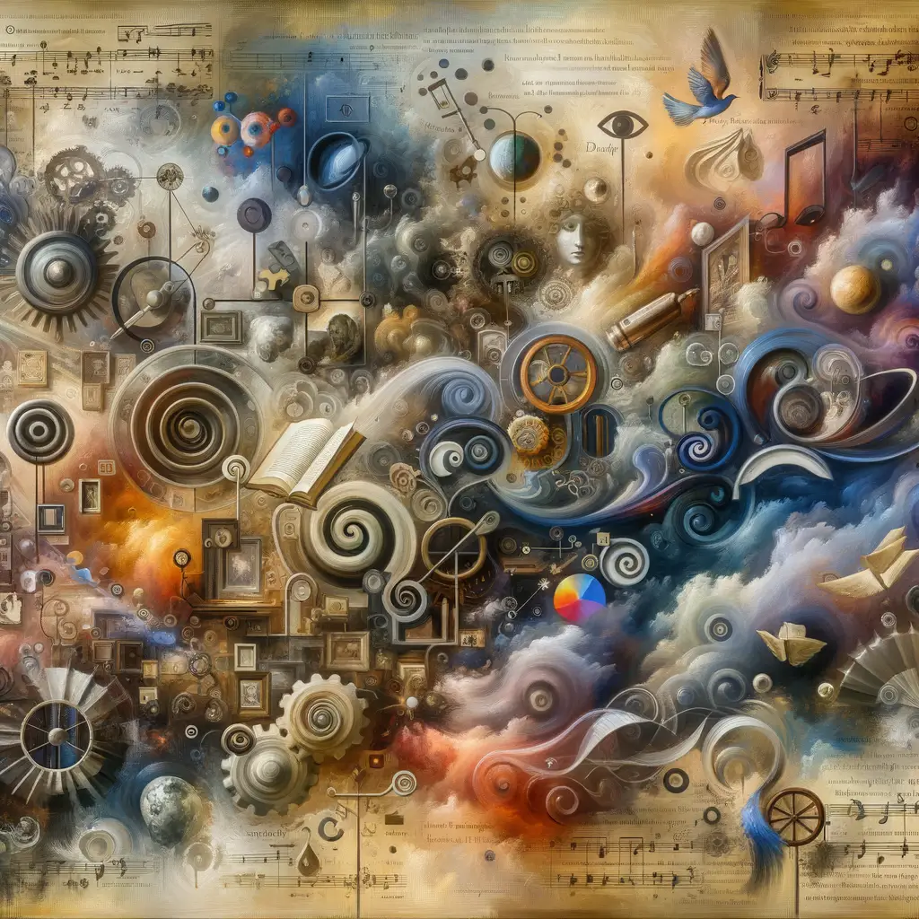Oil painting demonstrating classic literature themes and symbols, showcasing the influence of literature on art and the interpretation of literature through various oil painting techniques.